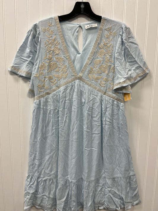 Dress Casual Midi By In Loom In Blue, Size:L