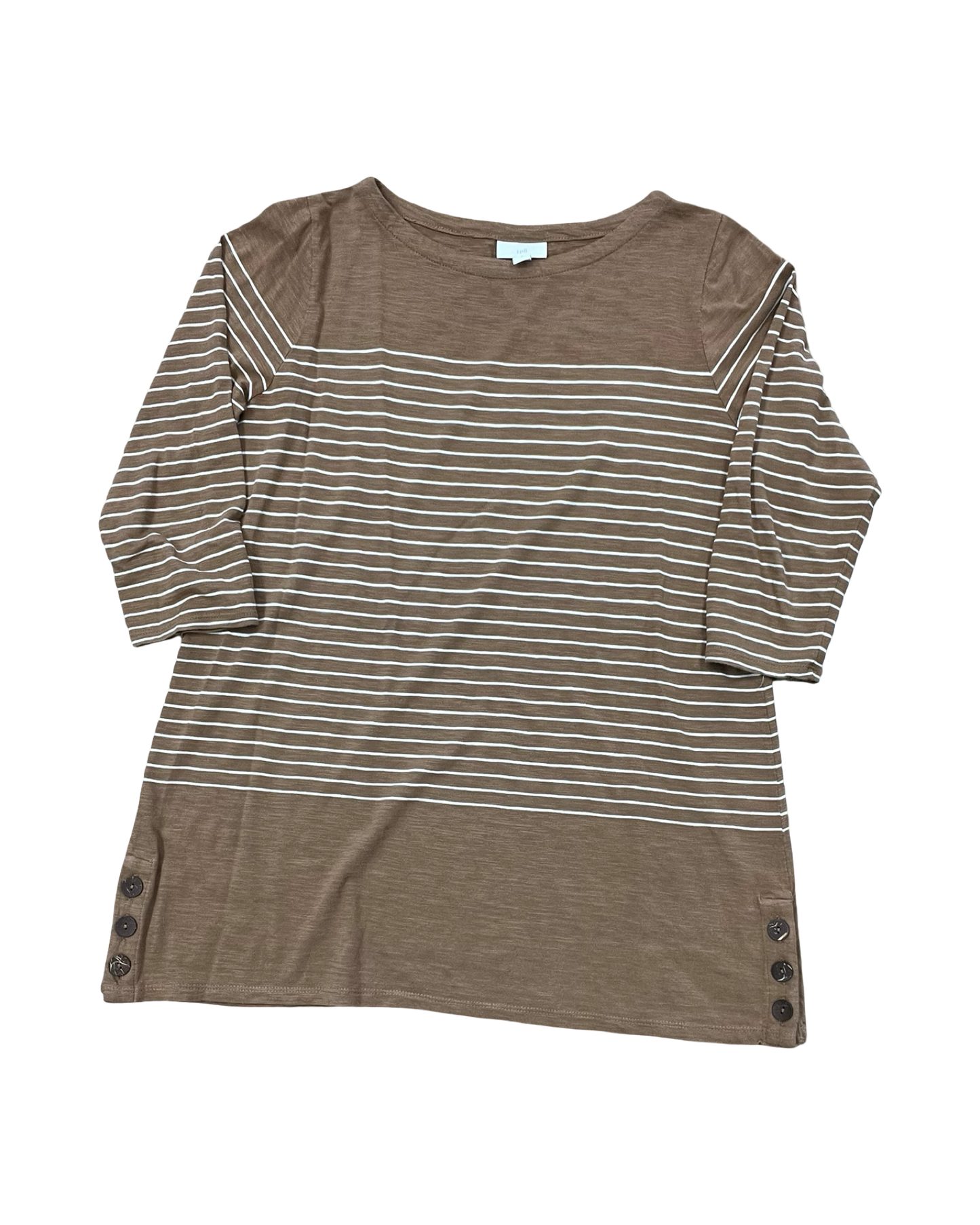Top Ls By J. Jill In Brown & White, Size:S