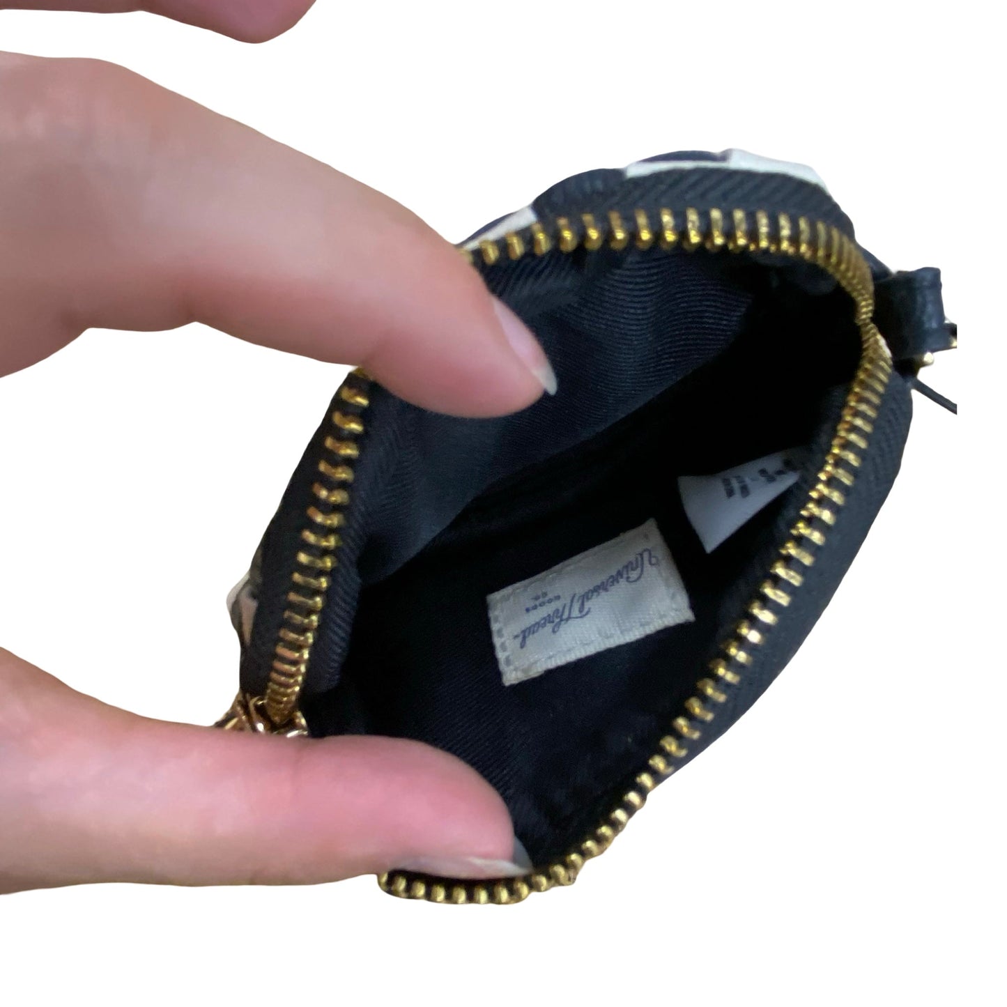 Coin Purse By Universal Thread In Checkered Pattern, Size:Small