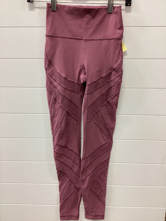 Athletic Leggings By Lululemon In Purple, Size:2