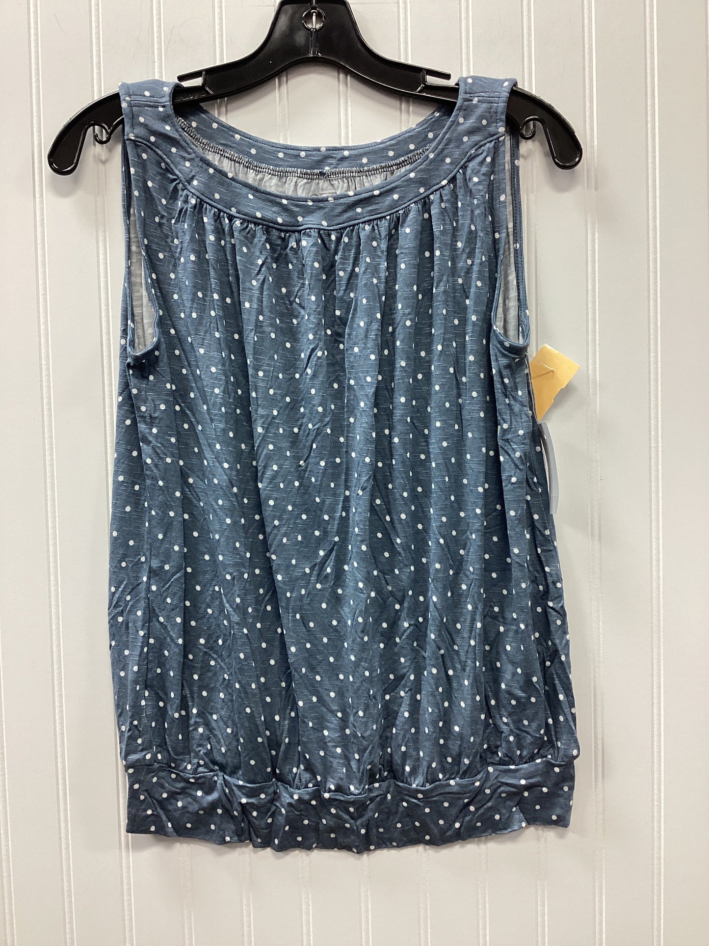 Top Sleeveless By Loft In Blue, Size:S NWT