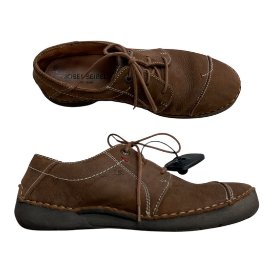 Shoes Flats By Josef Seibel In Brown, Size:10