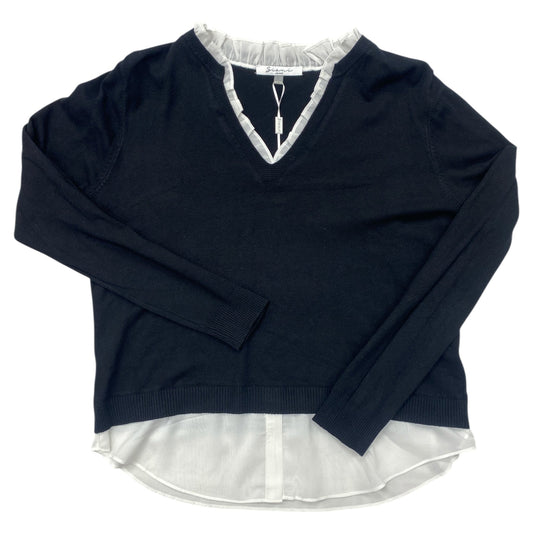 Sweater By Sioni In Black & White, Size:L