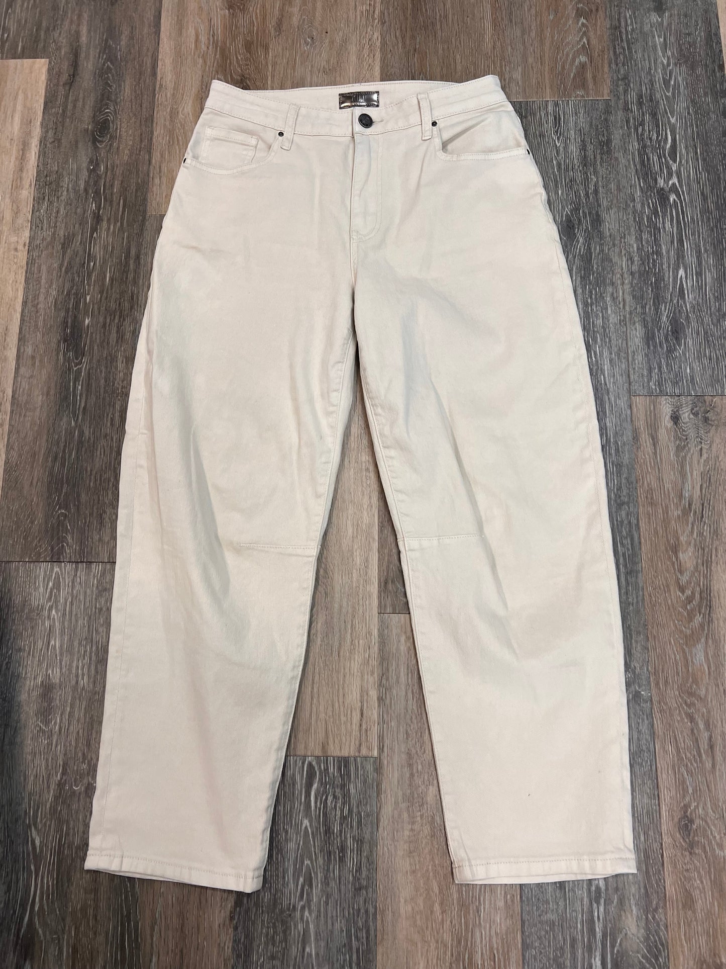 -JEANS WIDE LEG by KUT In CREAM, Size: 6