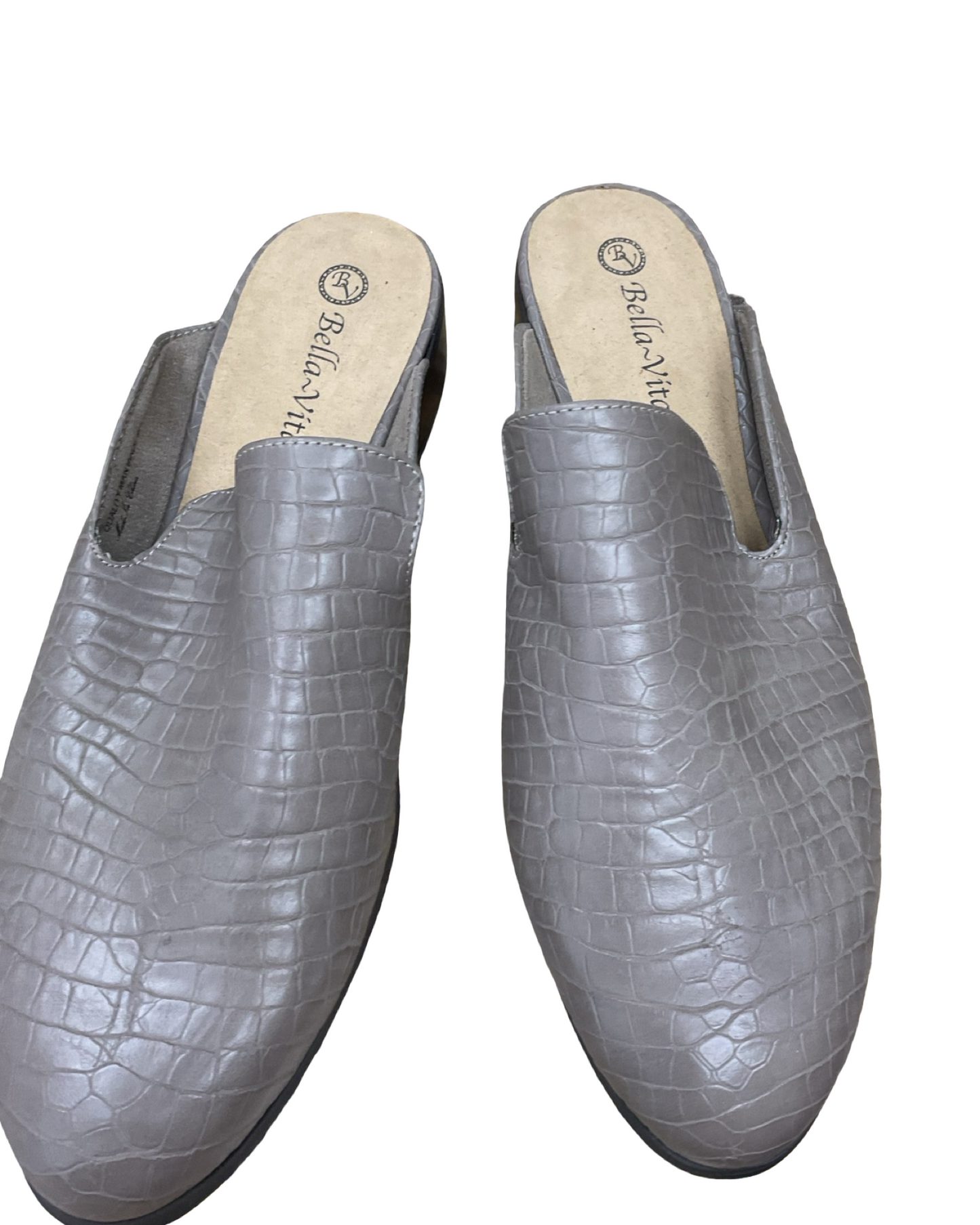 Shoes Flats By Clothes Mentor In Grey, Size:11
