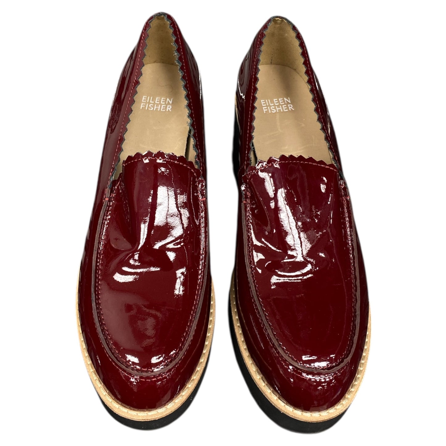 Shoes Designer By Eileen Fisher In Red, Size:8.5