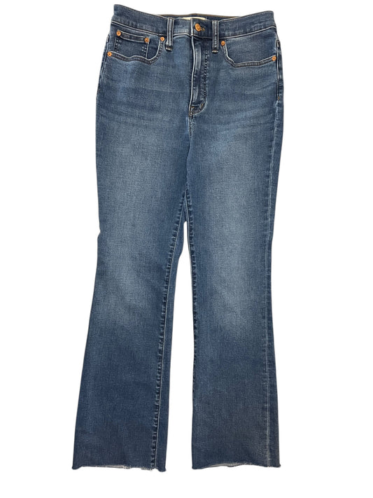 Jeans Flared By Madewell In Blue Denim, Size:8