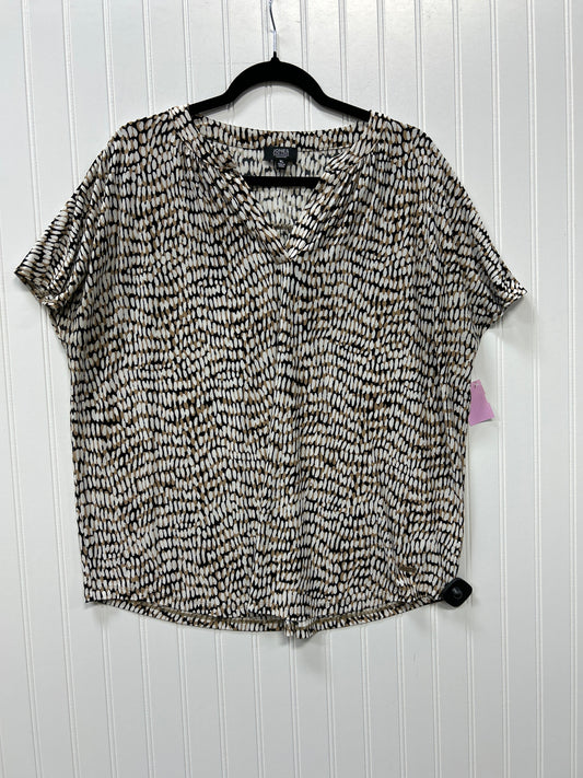 Top Ss By Jones New York In Black & White, Size:Xl