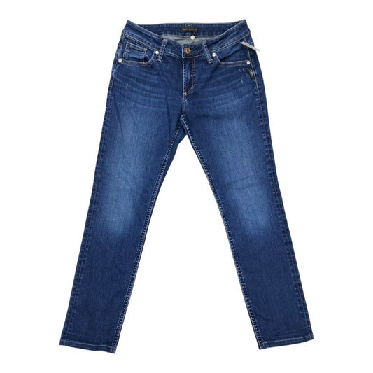 Jeans Boyfriend By Silver In Blue Denim, Size:4