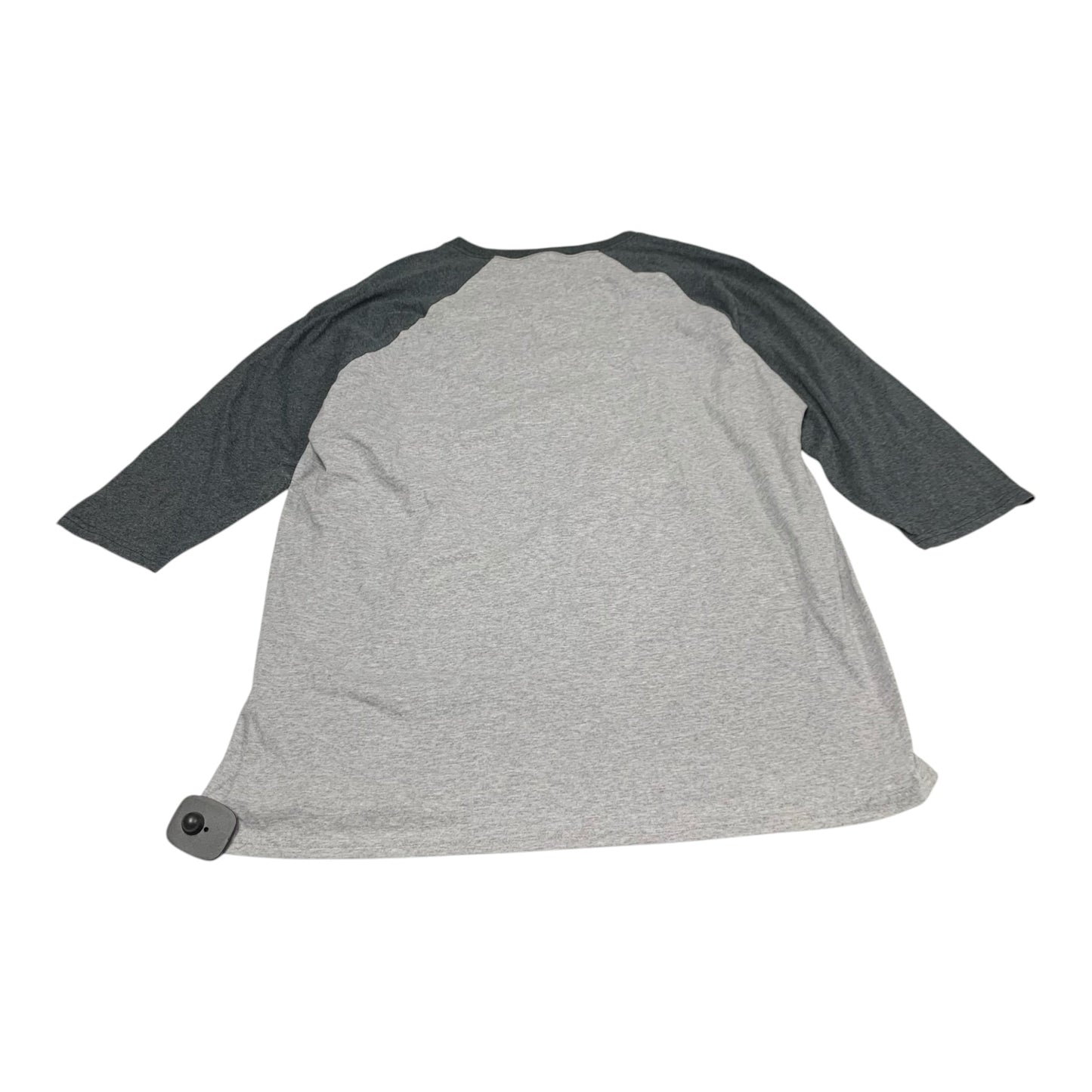 Top 3/4 Sleeve Basic By Simply Southern In Grey, Size:Xl