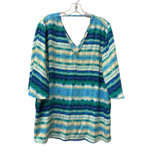Top Ss By Chicos In Blue, Size:Xl