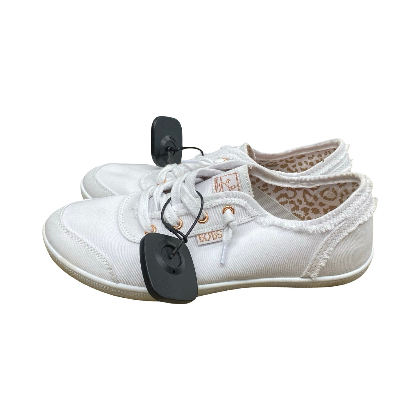Shoes Sneakers By Bobs In White, Size:6.5