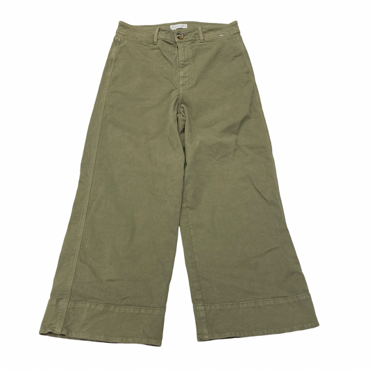 Jeans Wide Leg By Loft In Green Denim, Size:8