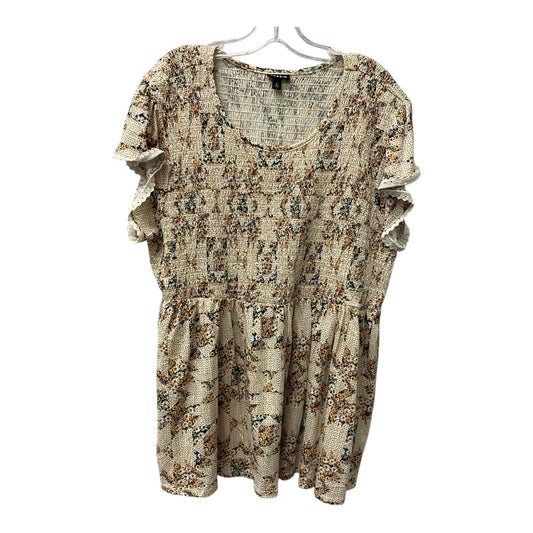 Top Ss By Torrid In Tan, Size:3X