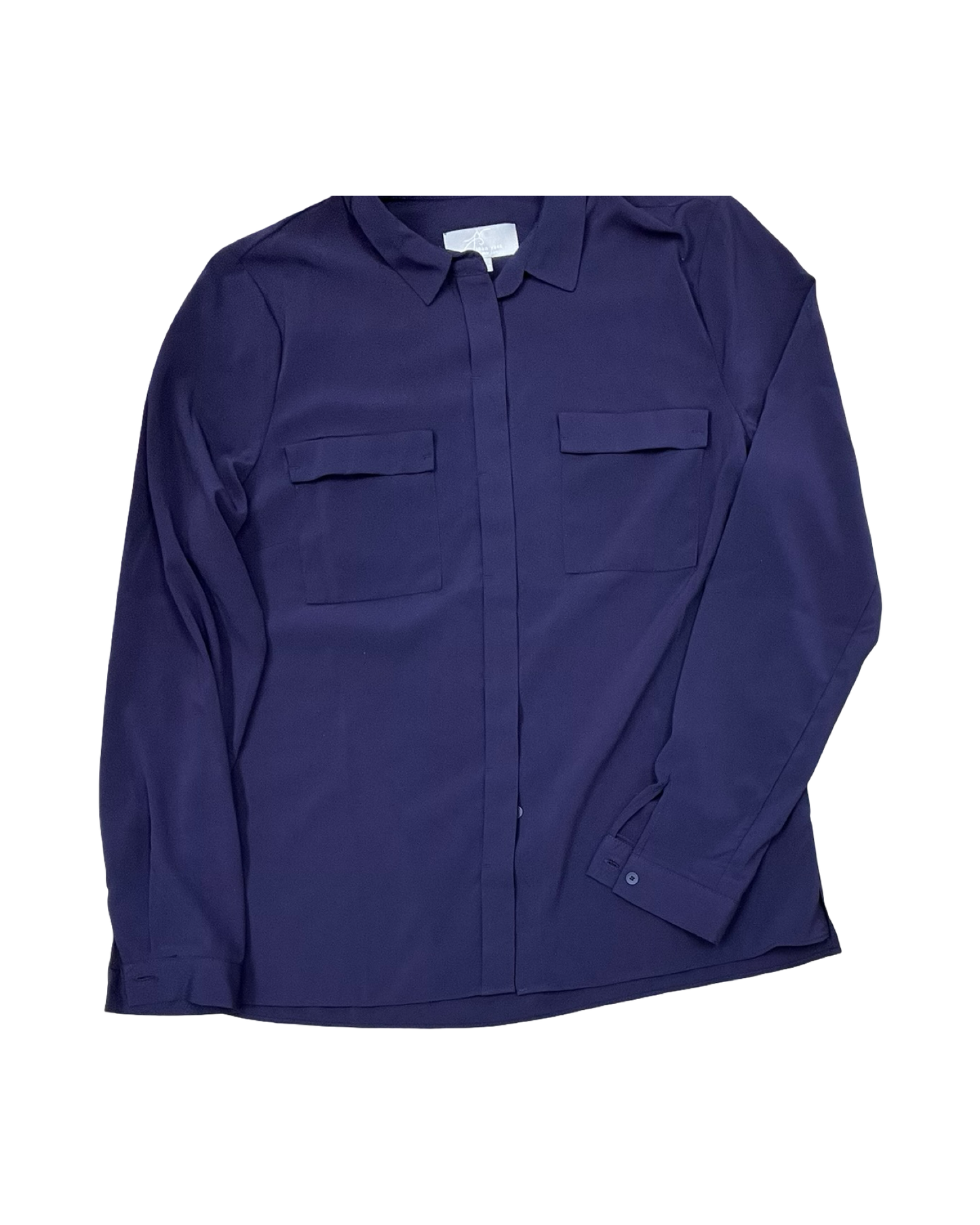 Top Ls By Joan Vass In Purple, Size:S