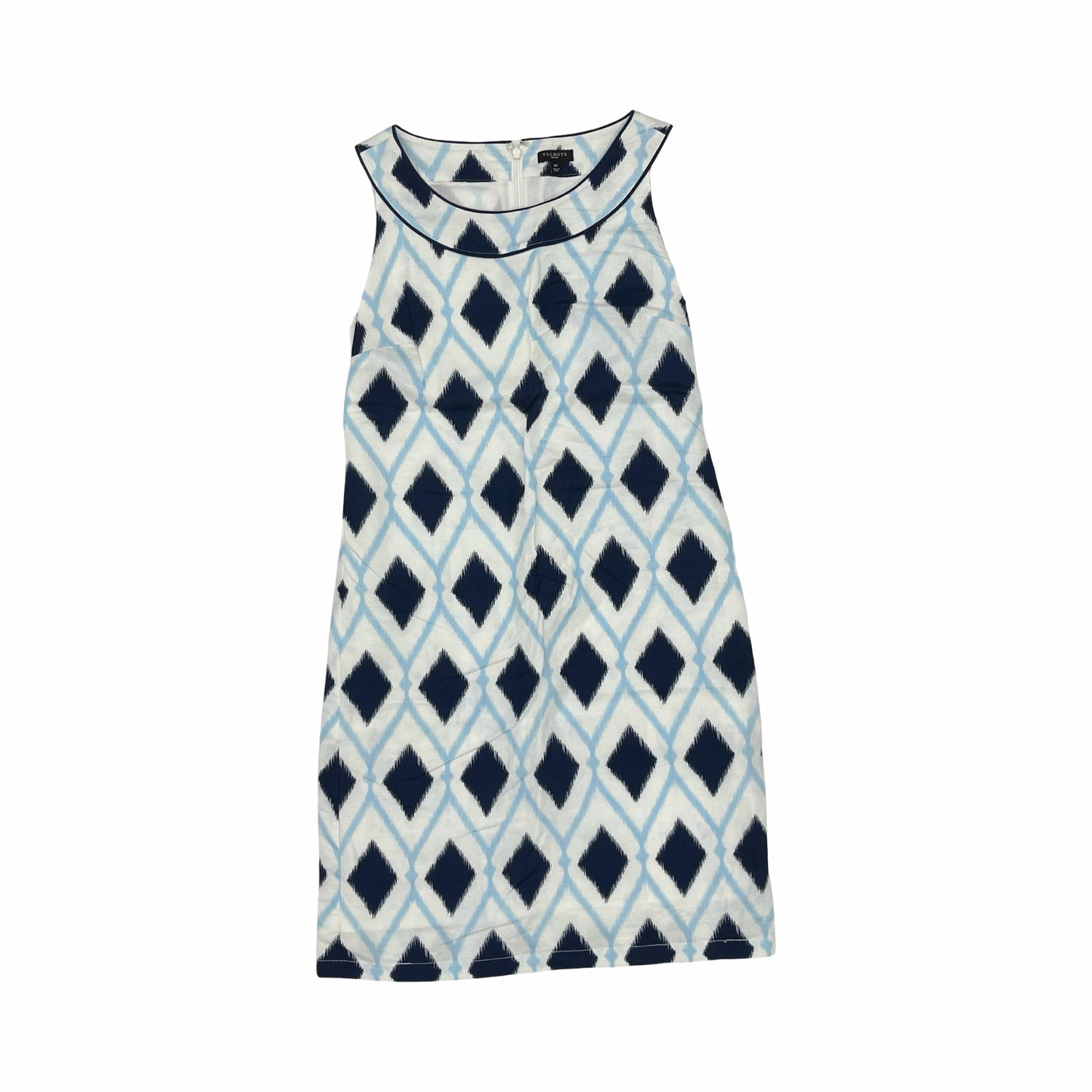 Dress Casual Short By Talbots In Blue & White, Size:8P