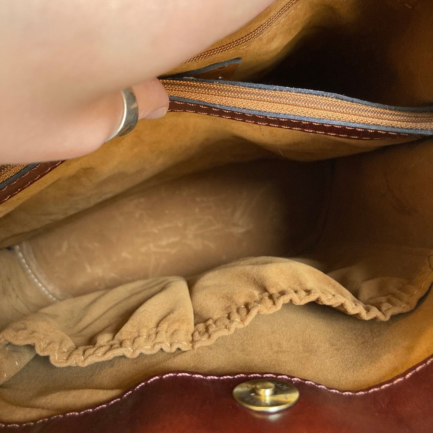 Handbag Designer By Patricia Nash In Brown, Size:Large
