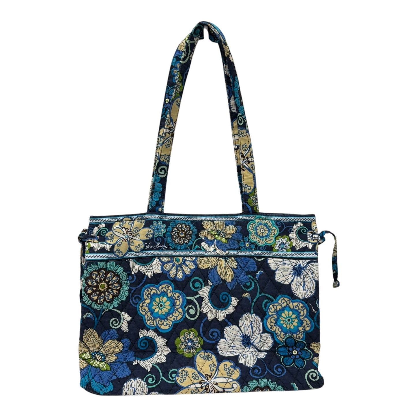 Handbag By Vera Bradley In Navy, Size:Medium