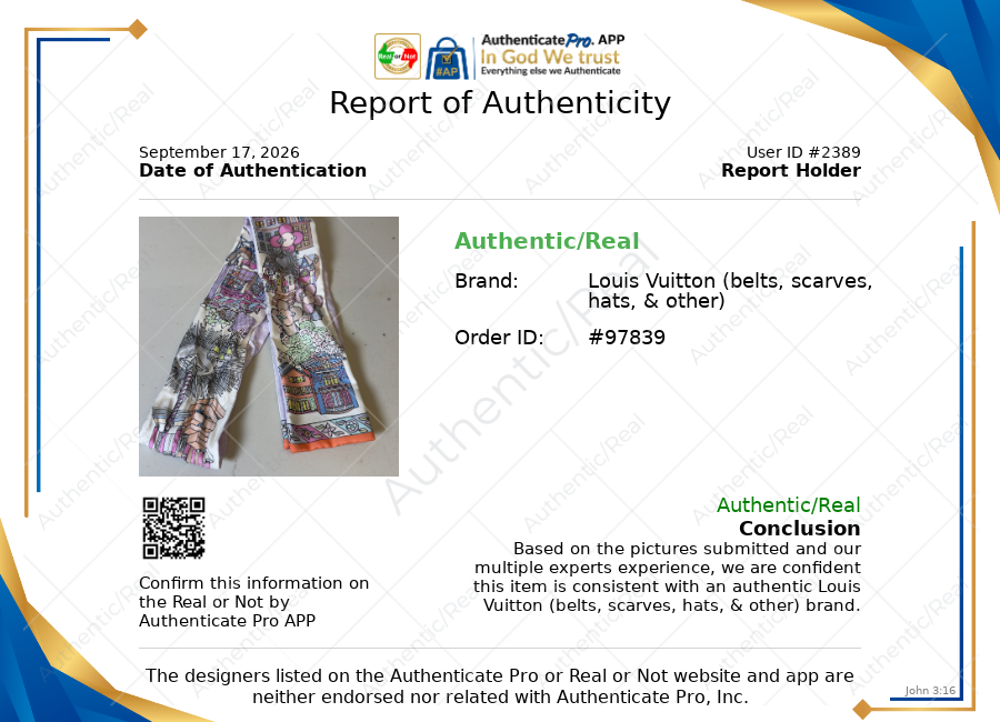 Scarf Luxury Designer By Louis Vuitton