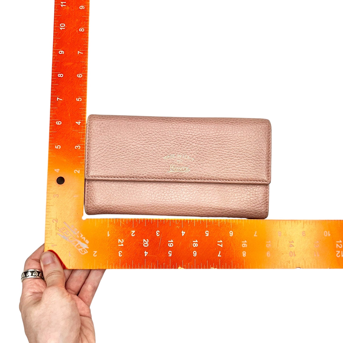 Wallet Luxury Designer By Gucci, Size: Large