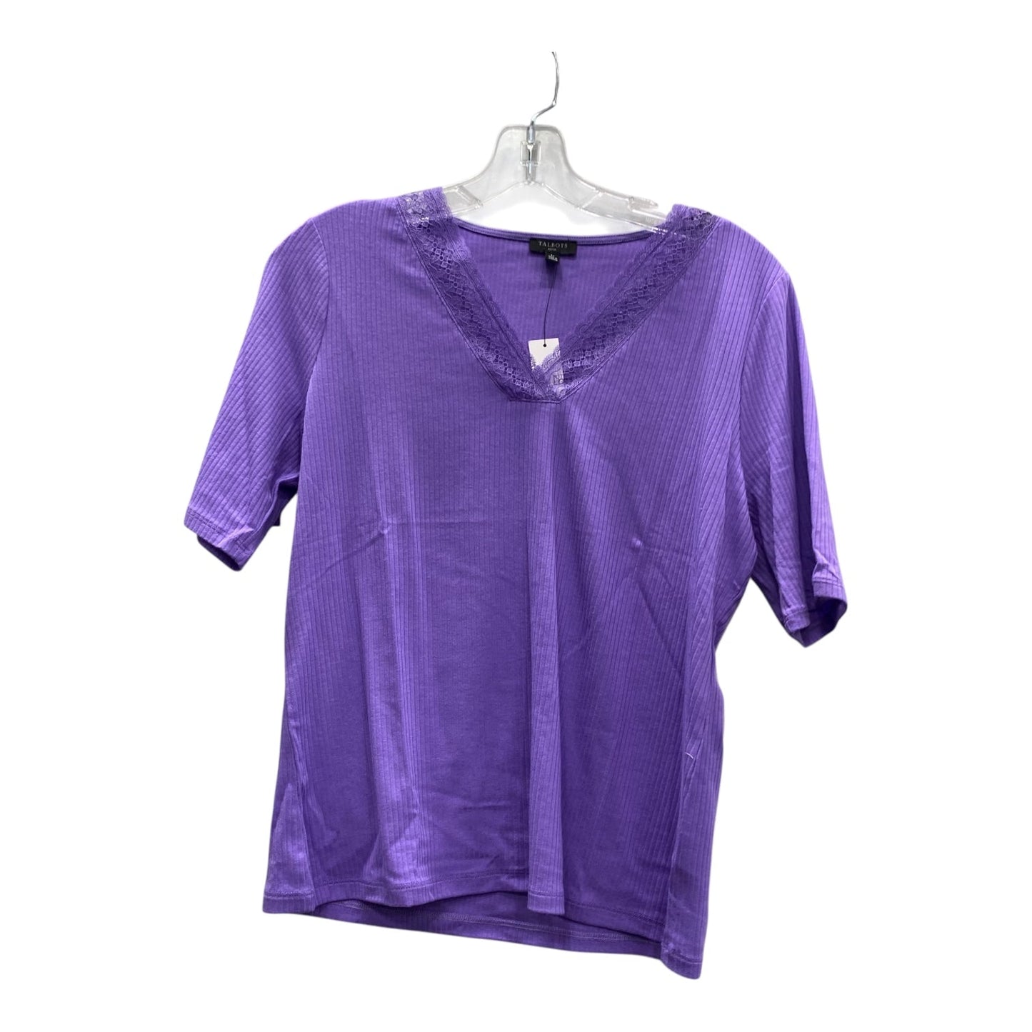 Top Ss By Talbots In Purple, Size:Lp