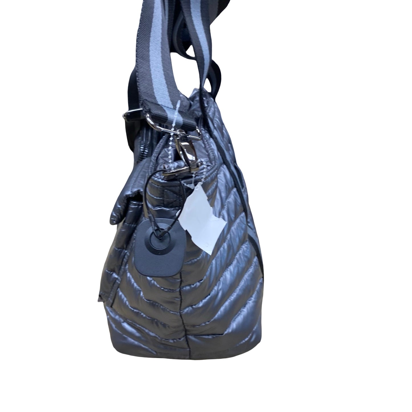 Handbag By Think Royln In Black & Grey, Size:Medium