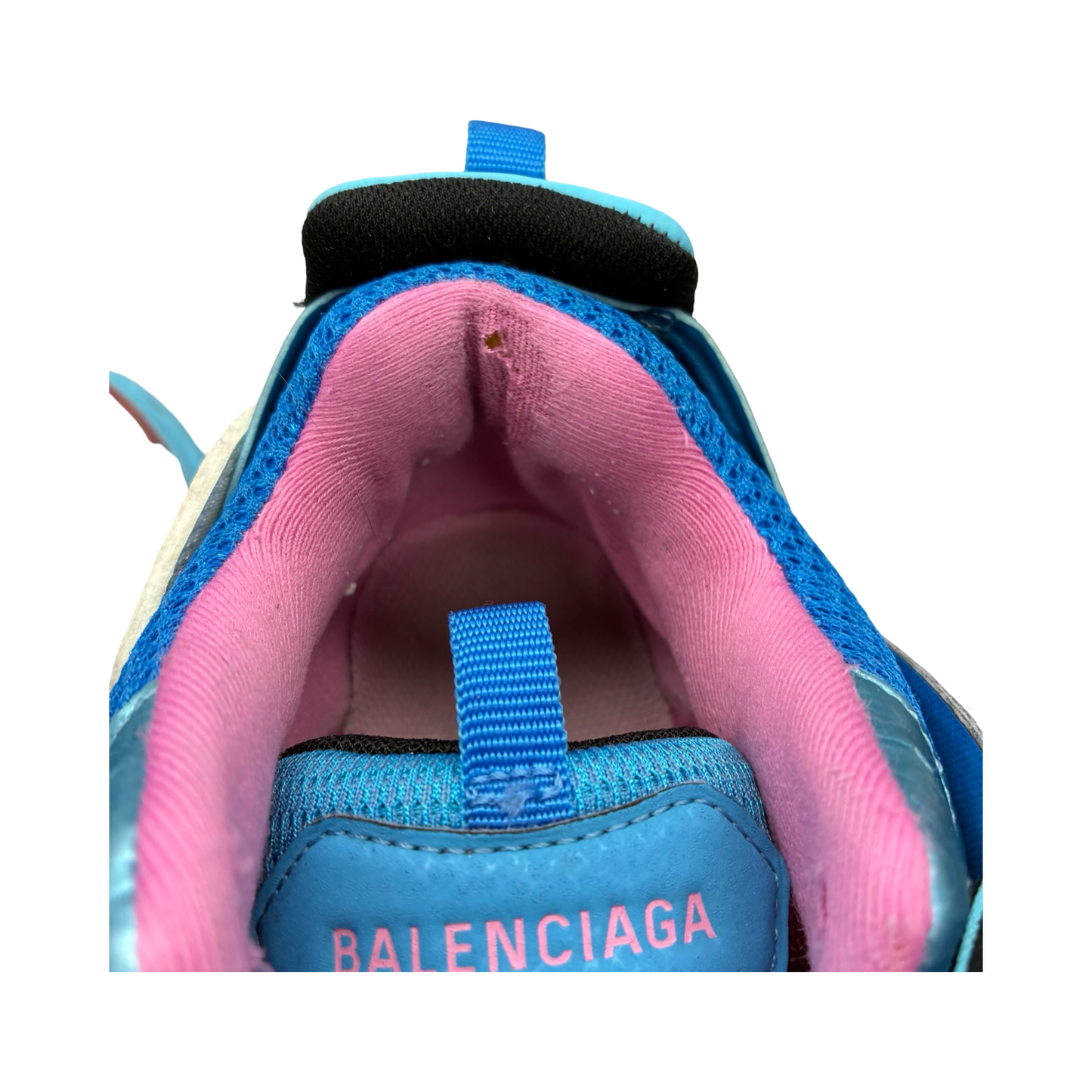 Shoes Luxury Designer By Balenciaga In Blue, Size:8