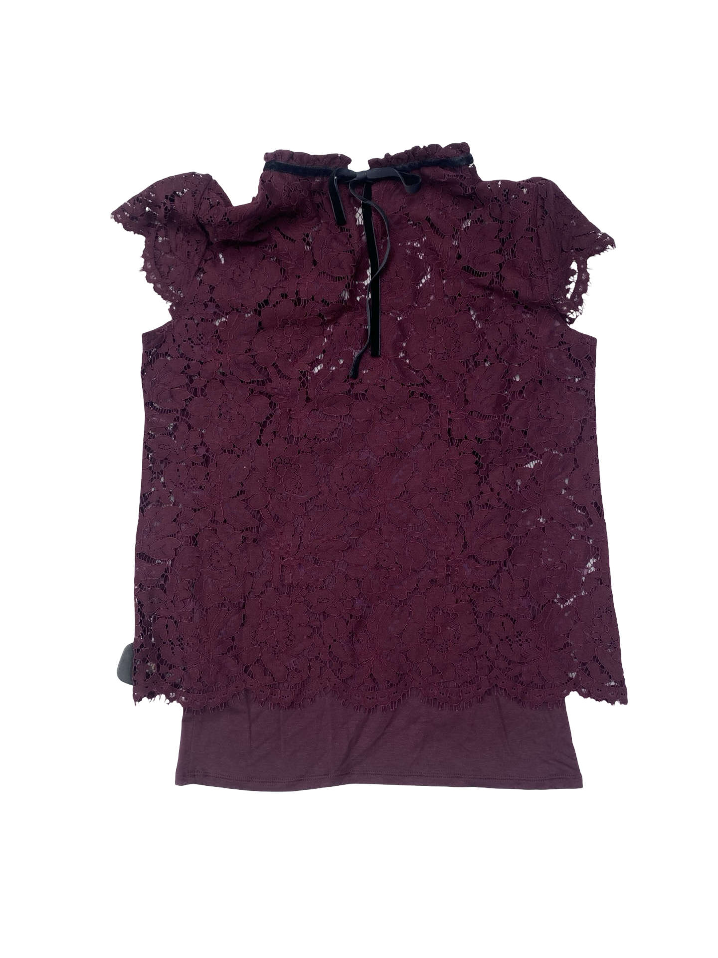 Top Sleeveless By White House Black Market In Maroon, Size:S