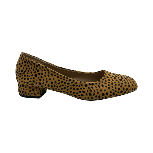Shoes Heels Block By Clothes Mentor In Leopard Print, Size:11.5