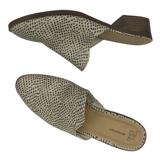 Shoes Flats By Time And Tru In Brown, Size:10