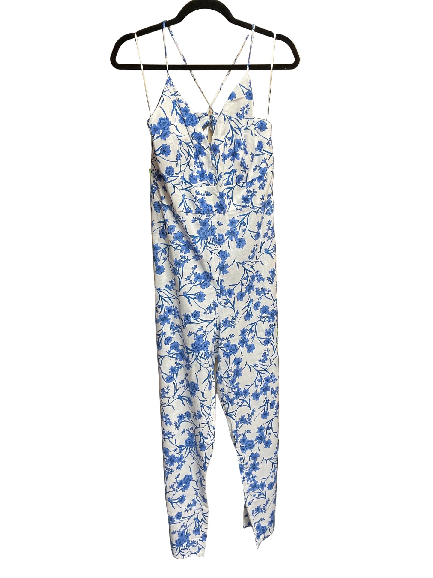 Jumpsuit By Mng In Blue & White, Size:L