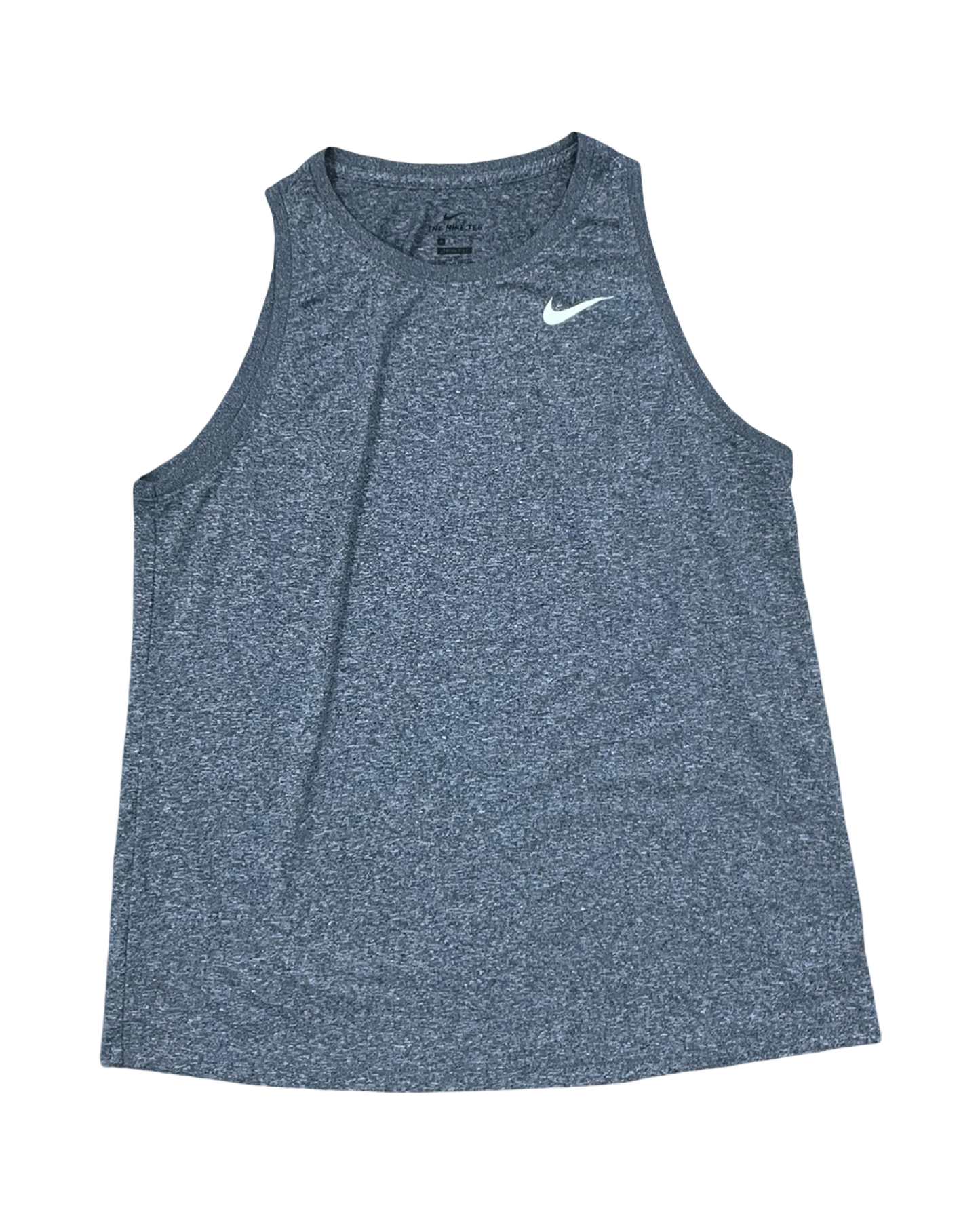 Athletic Tank Top By Nike In Grey, Size:M