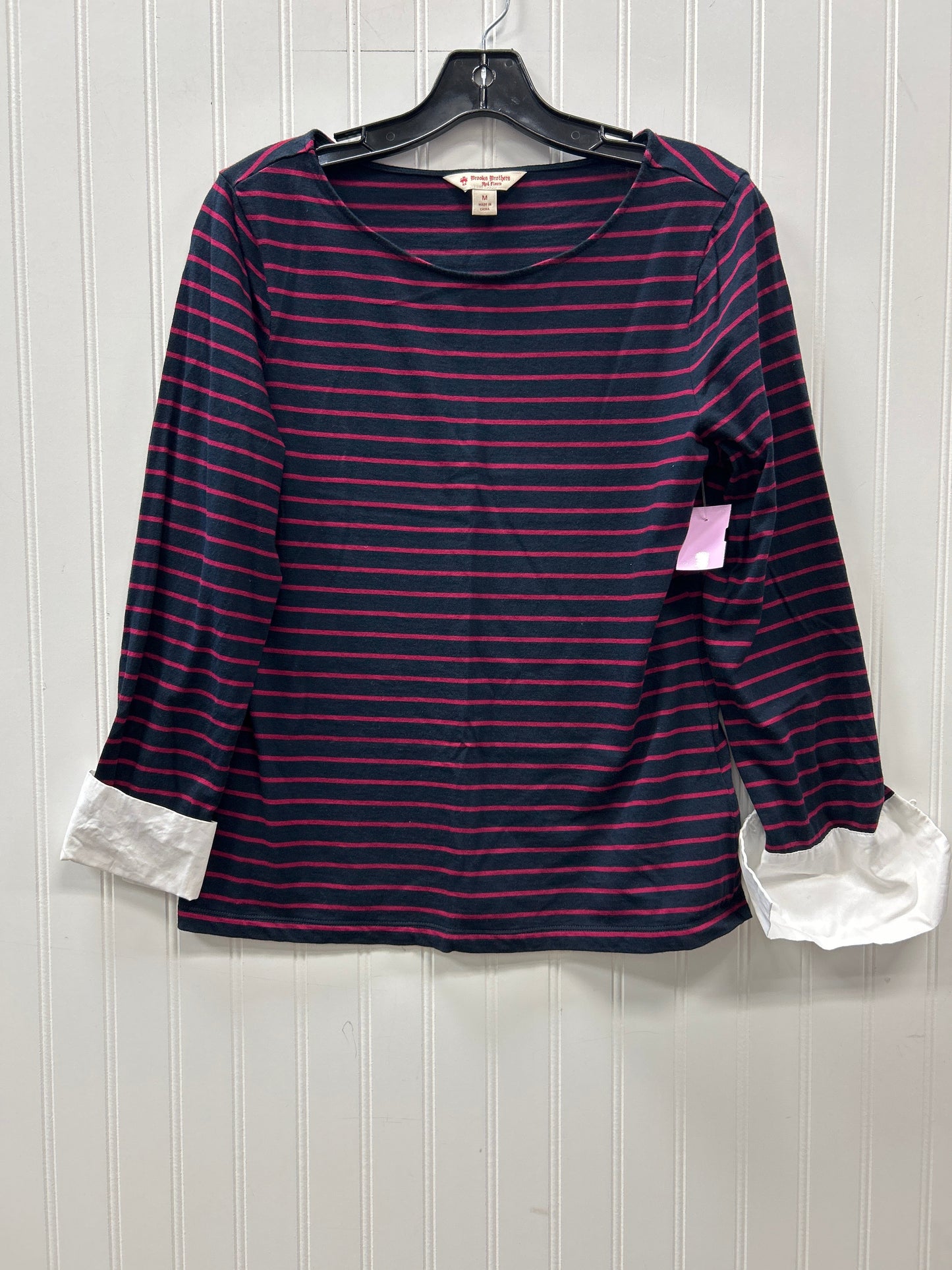Top Ls By Brooks Brothers In Navy, Size:M