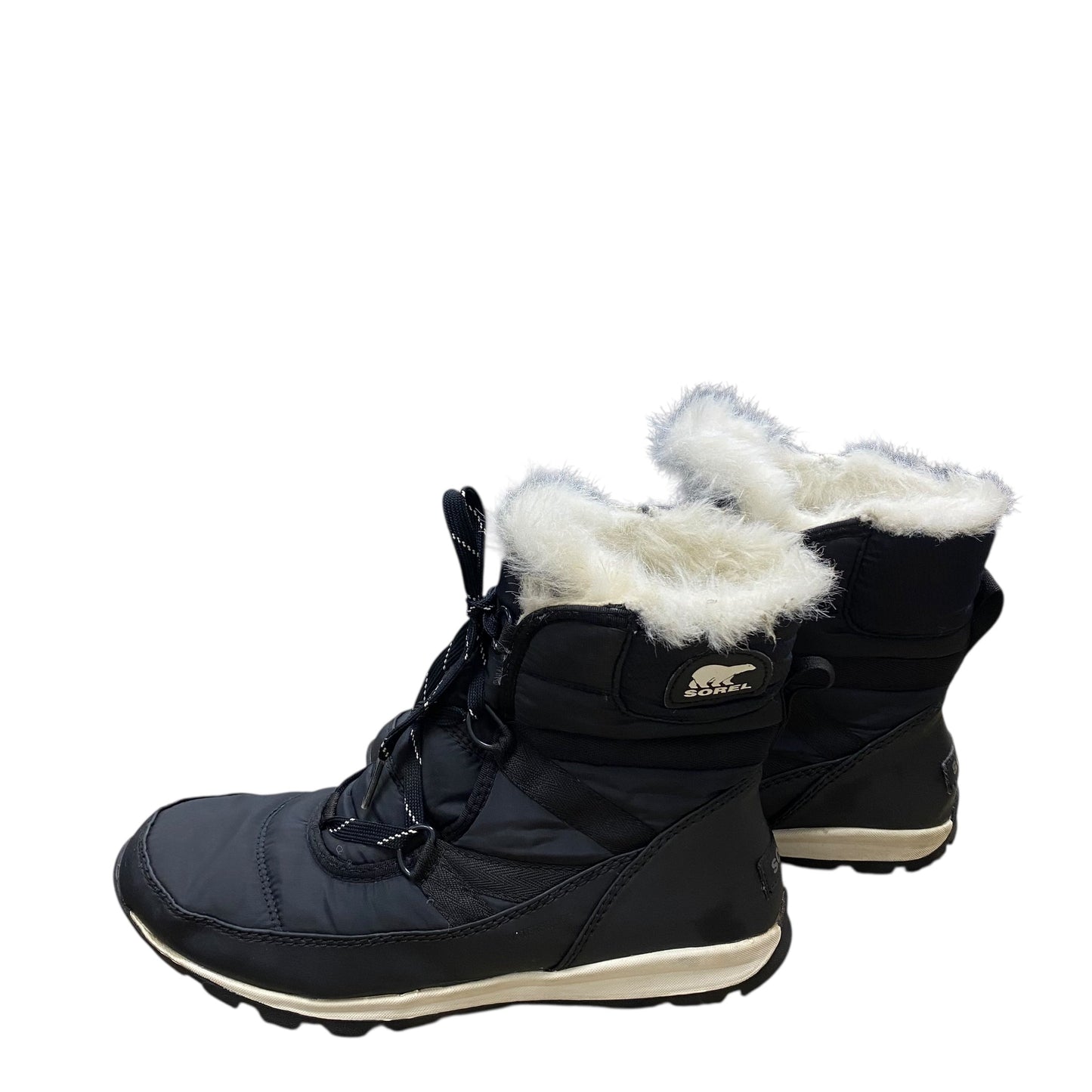Boots Designer By Sorel In Black & White, Size:8.5
