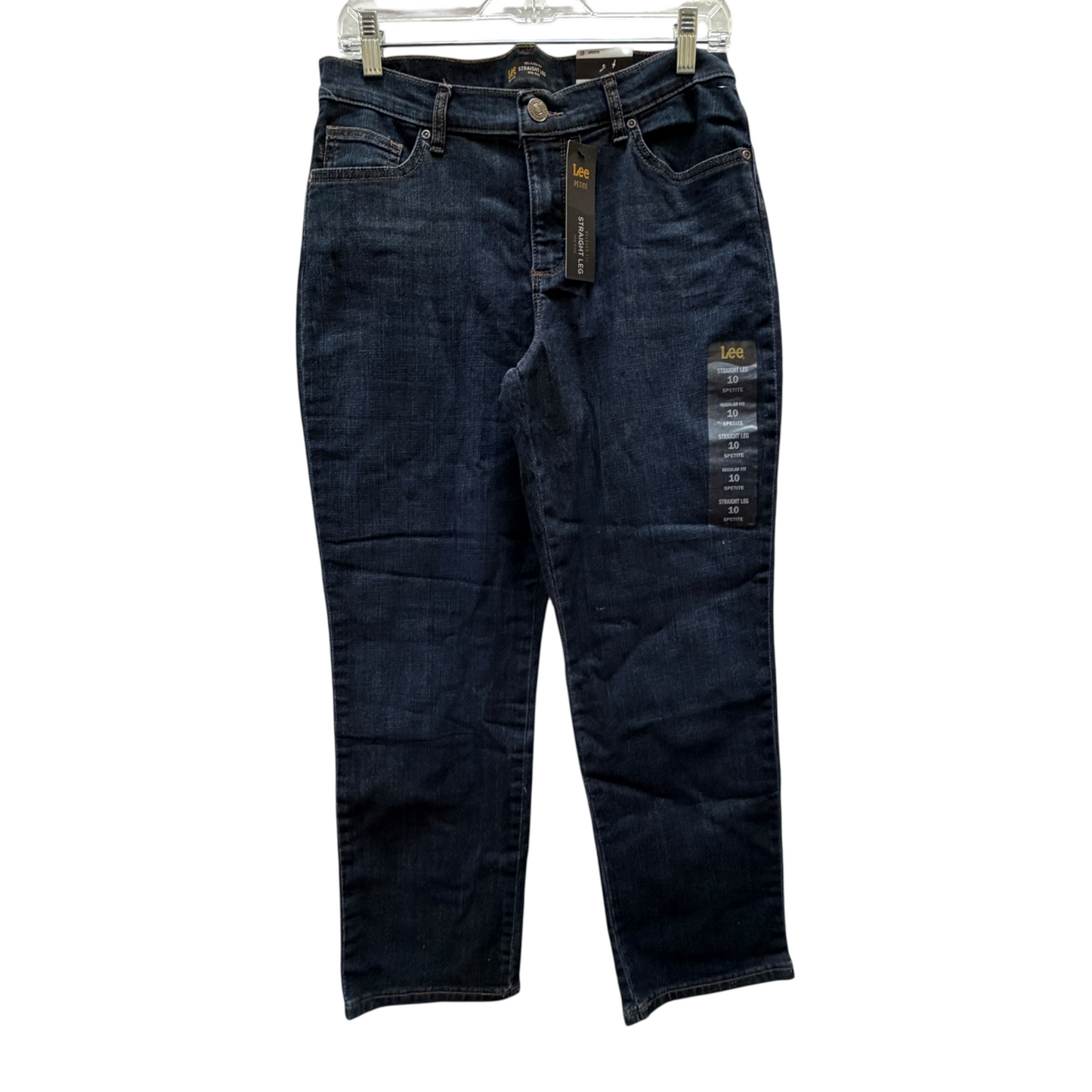 Jeans Straight By Lee In Blue, Size:10