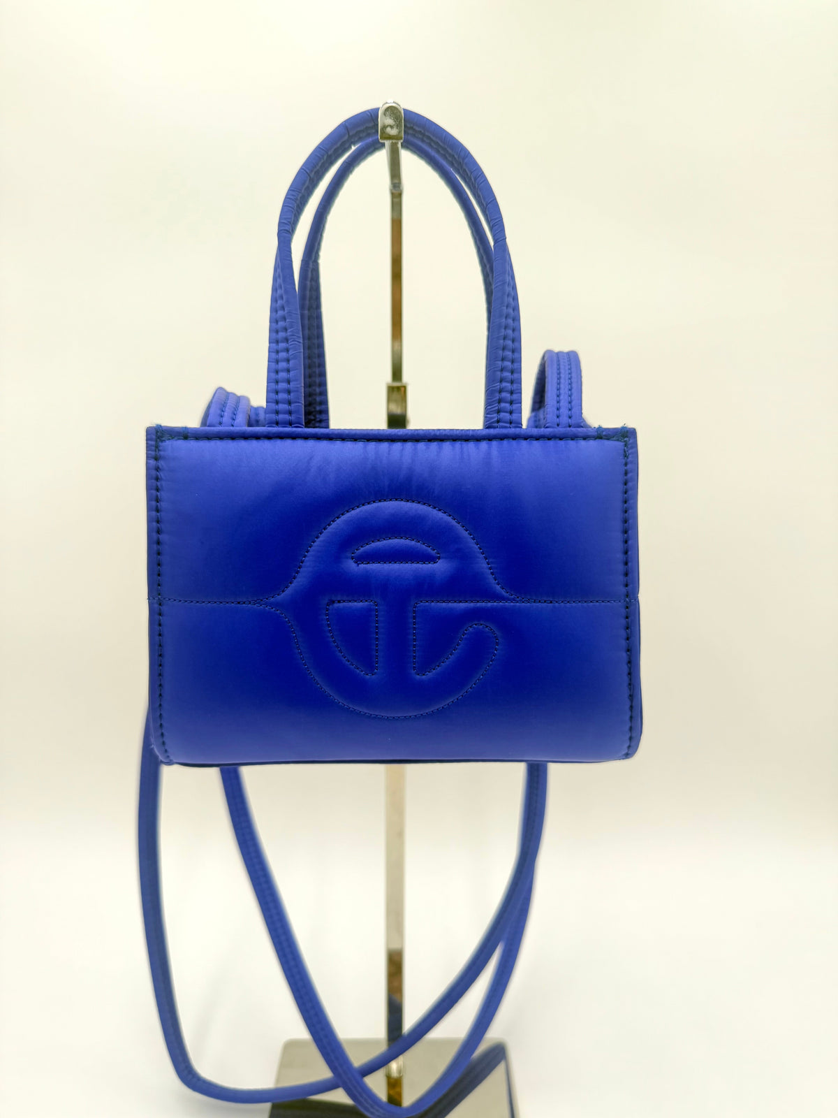Crossbody Designer By Telfar In Blue, Size:Small