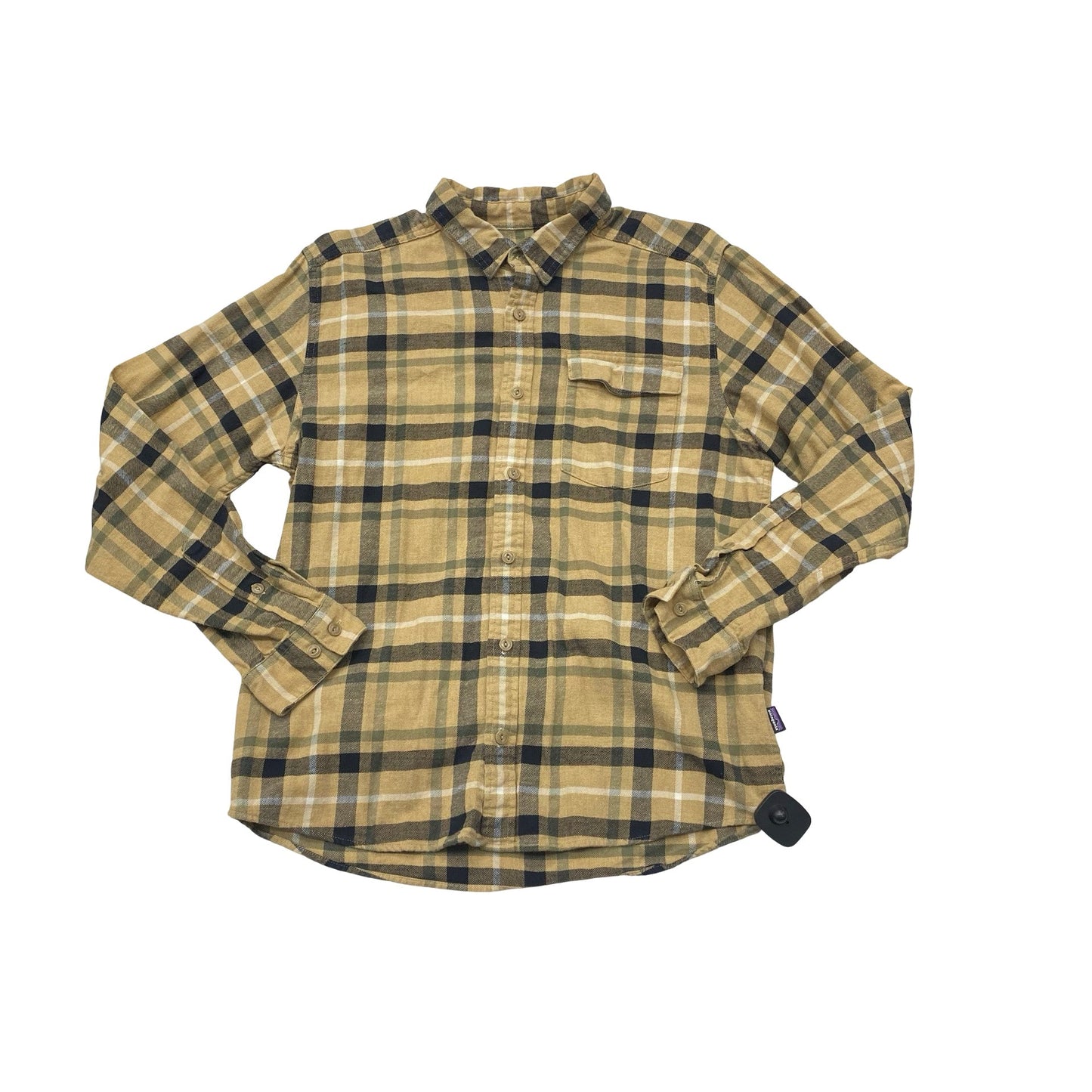 Top Ls By Patagonia In Plaid Pattern, Size:M