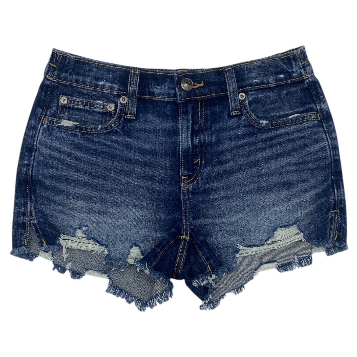 Shorts By Aerie In Blue Denim, Size:Xs