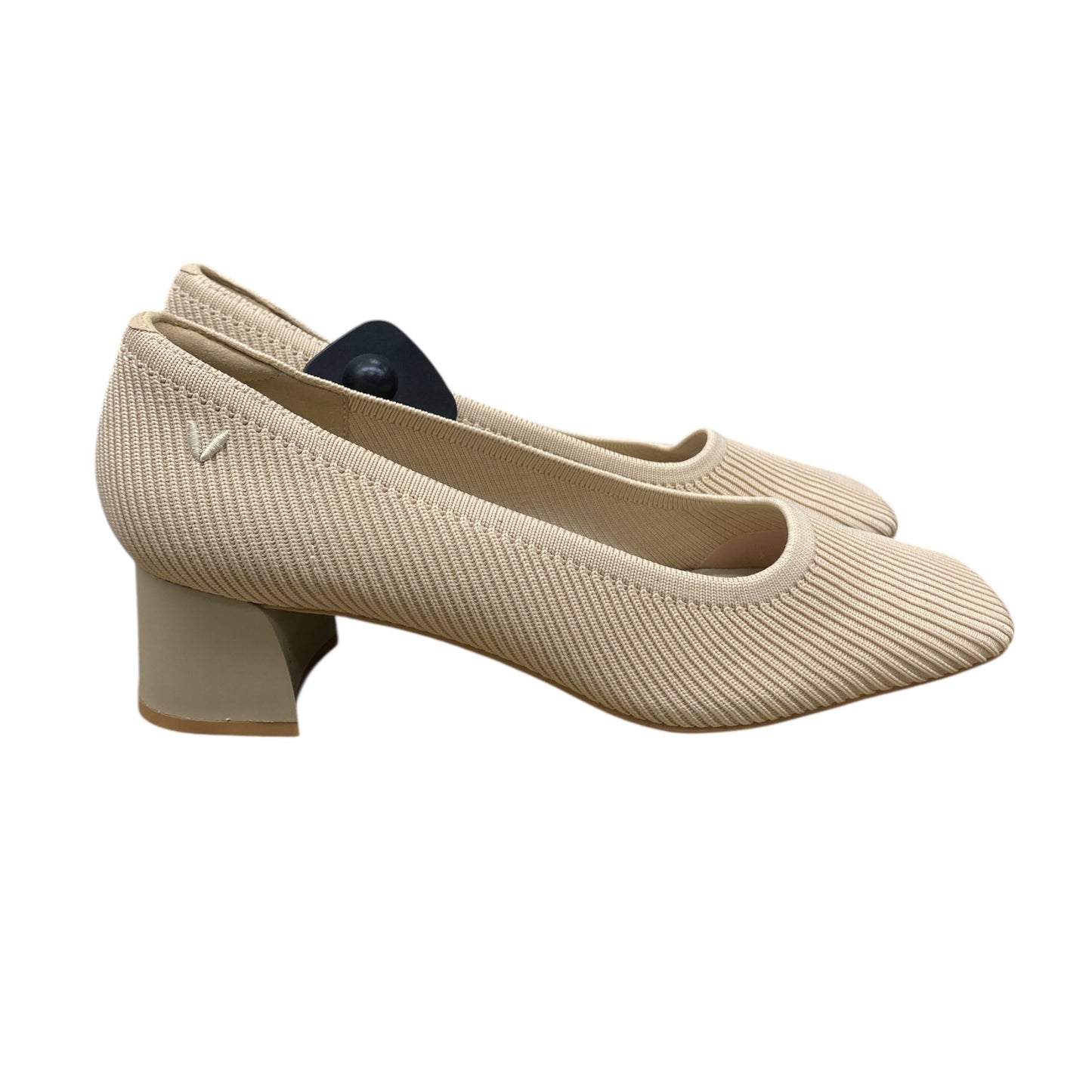 Shoes Heels Block By Vivaia In Tan, Size:11