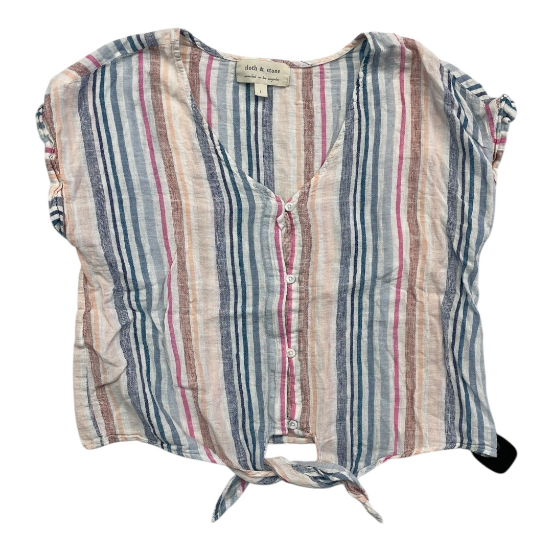 Top Ss By Cloth & Stone In Multi, Size:L