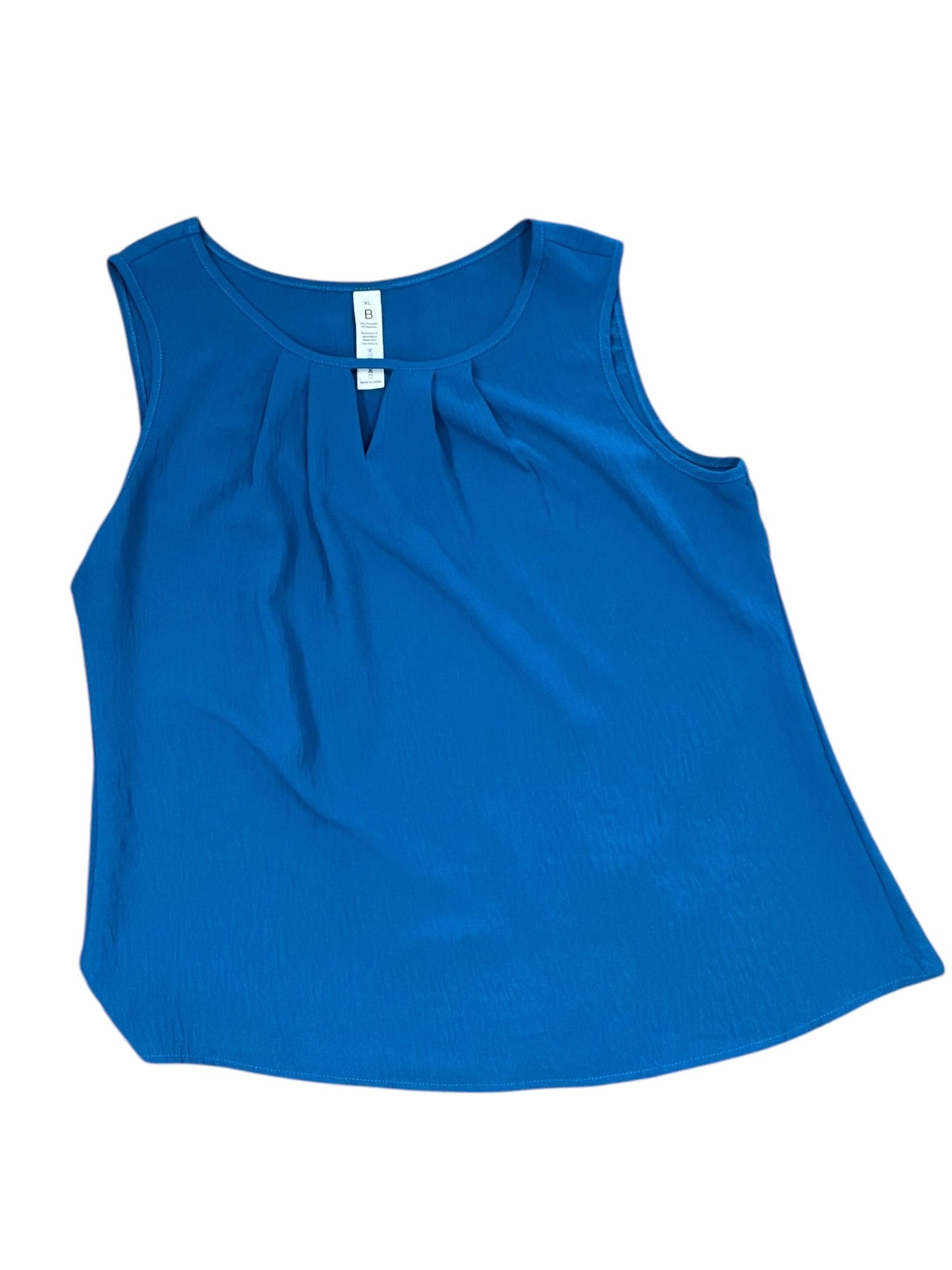 Top Sleeveless By Cmc In Blue, Size:Xl