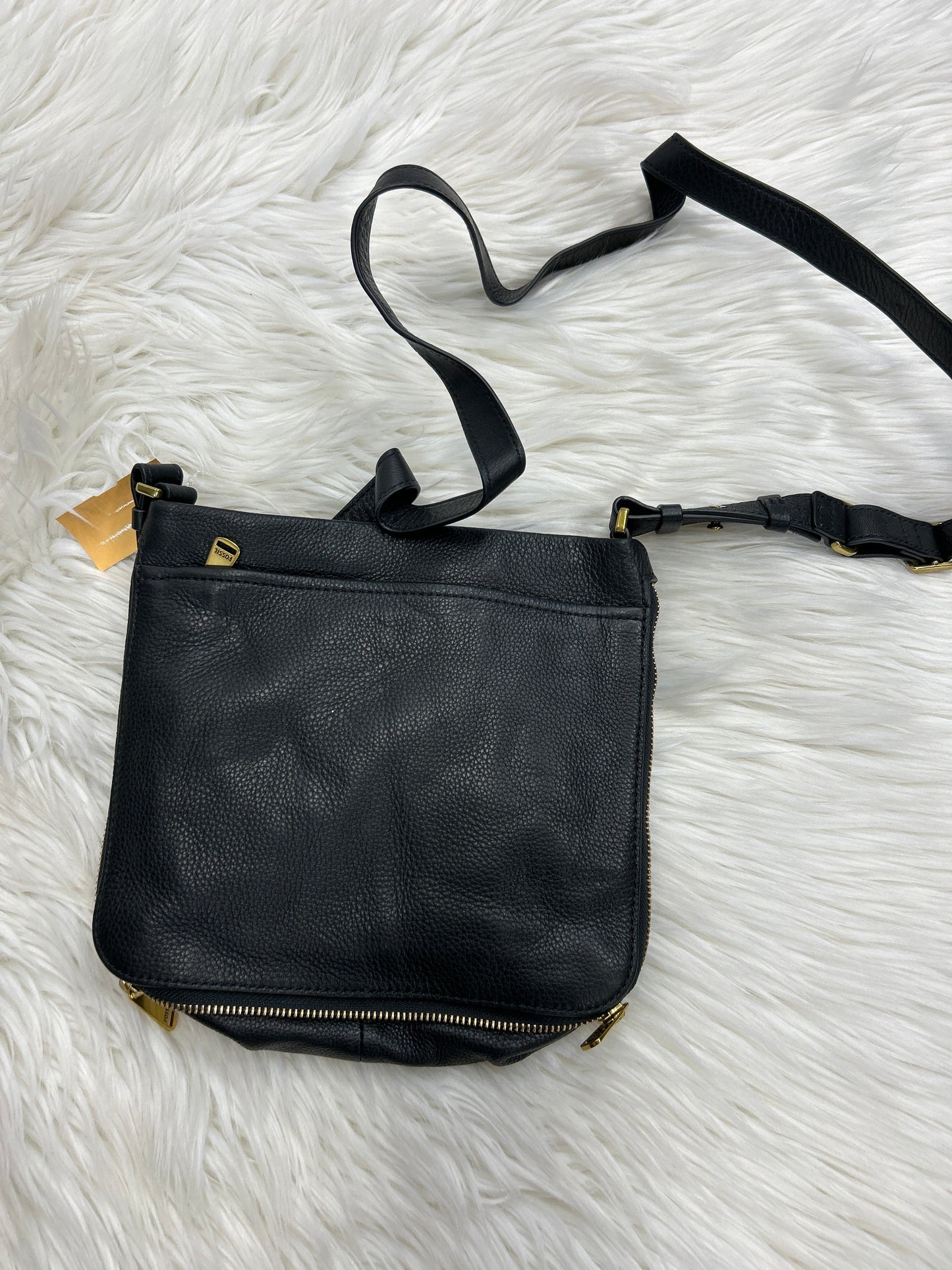 Crossbody By Fossil In Black, Size:Medium