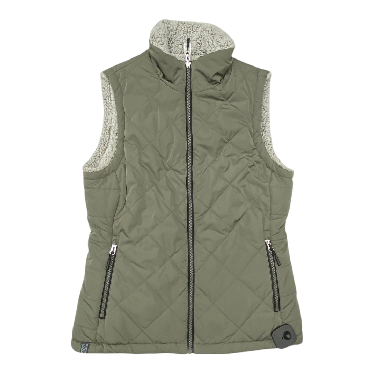 Vest Puffer & Quilted By Clothes Mentor In Green, Size:S