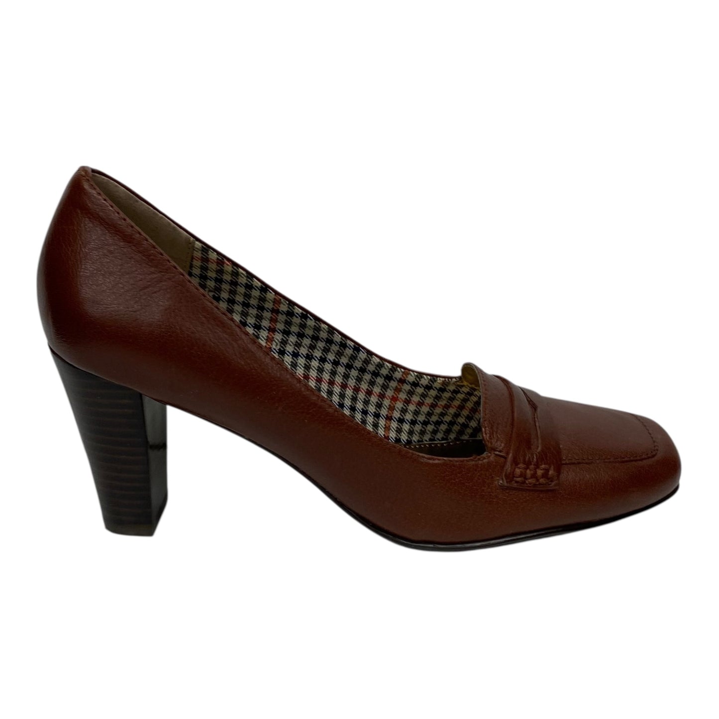 Shoes Heels Block By Anne Klein In Brown, Size:7.5