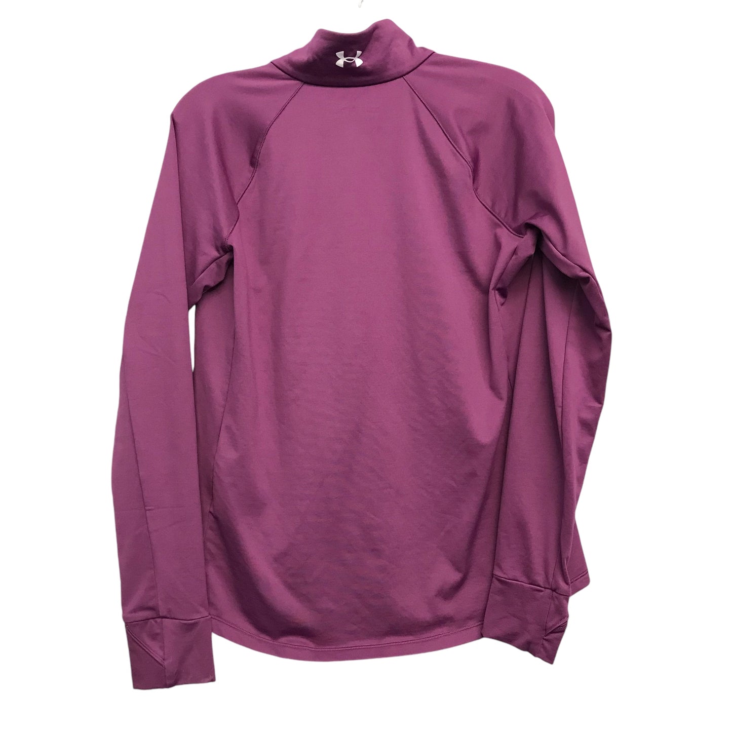 Athletic Top Ls Collar By Under Armour In Purple, Size:L