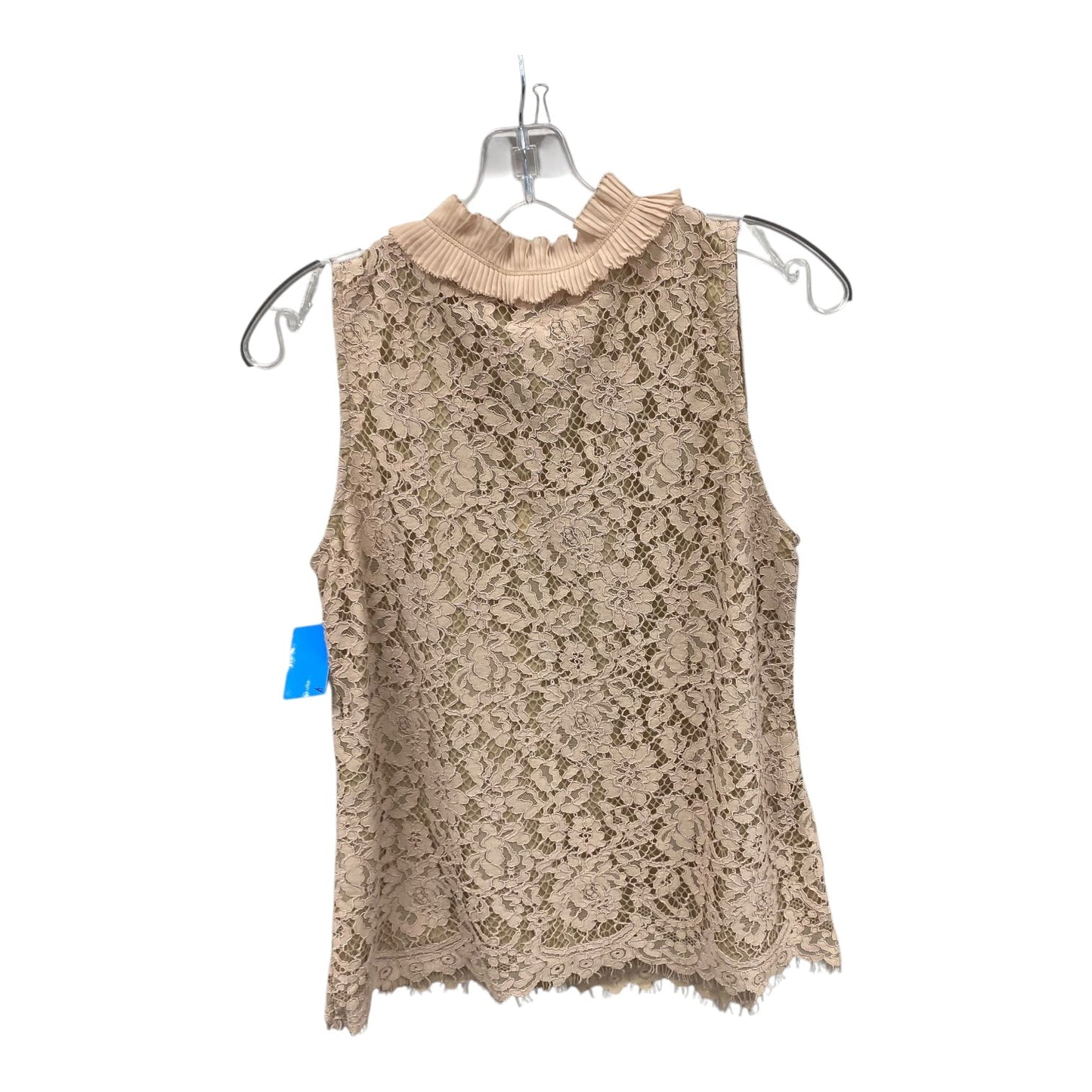 Top Sleeveless By J. Crew In Tan, Size:S