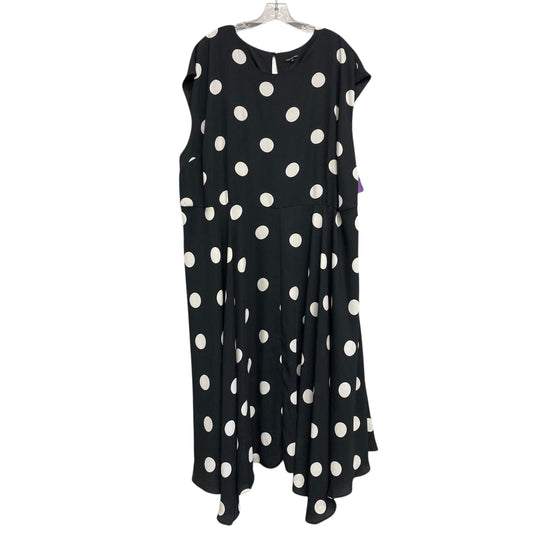 Dress Casual Maxi By Who What Wear In Polkadot Pattern, Size:4X
