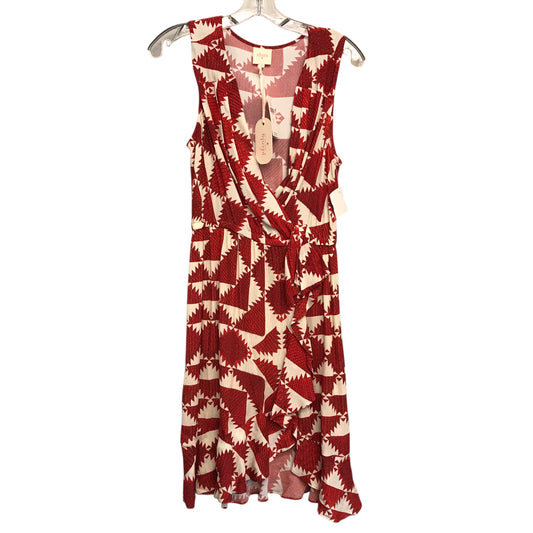 Dress Casual Short By Anthropologie In Red & White, Size:S