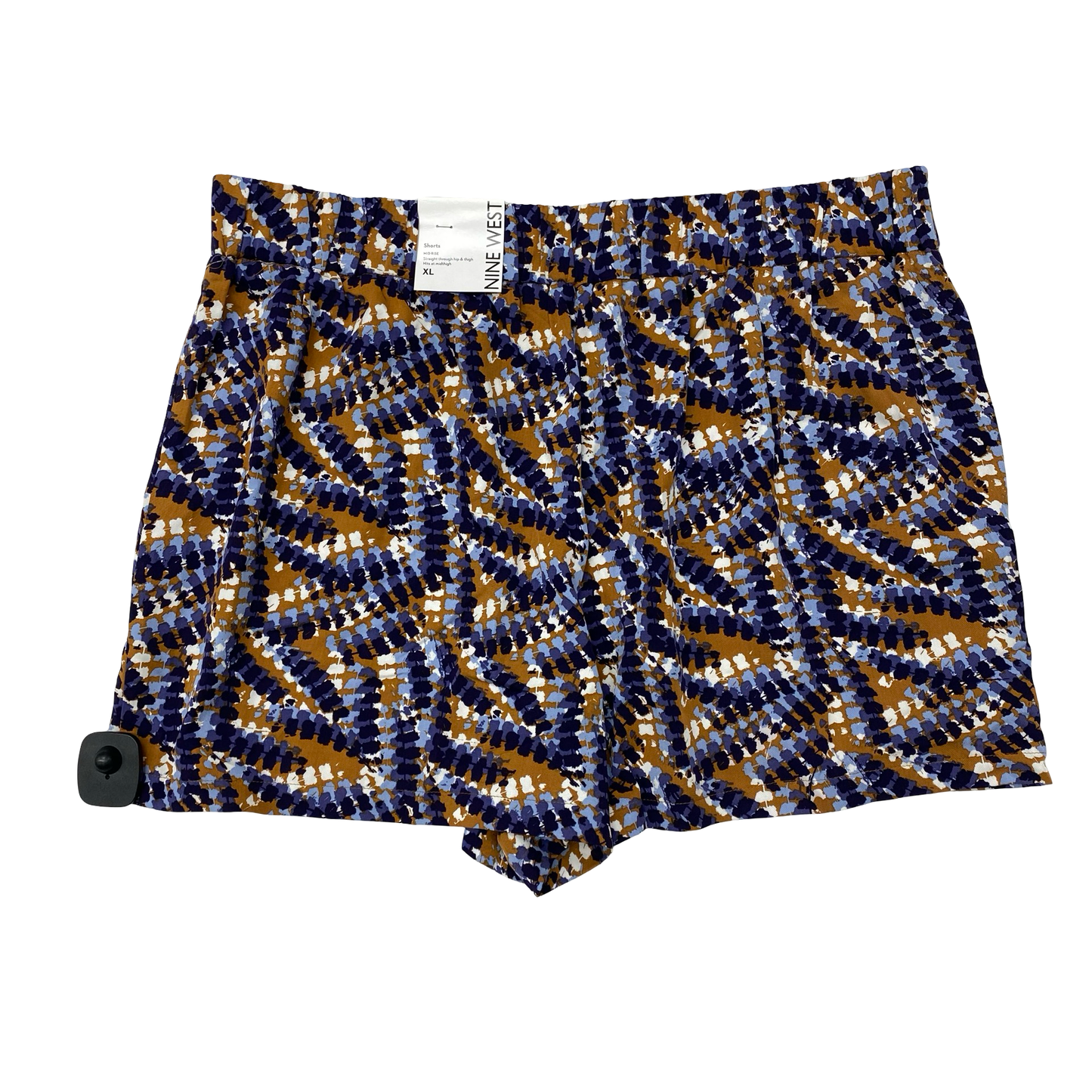 Shorts By Nine West In Brown & Tan, Size:Xl