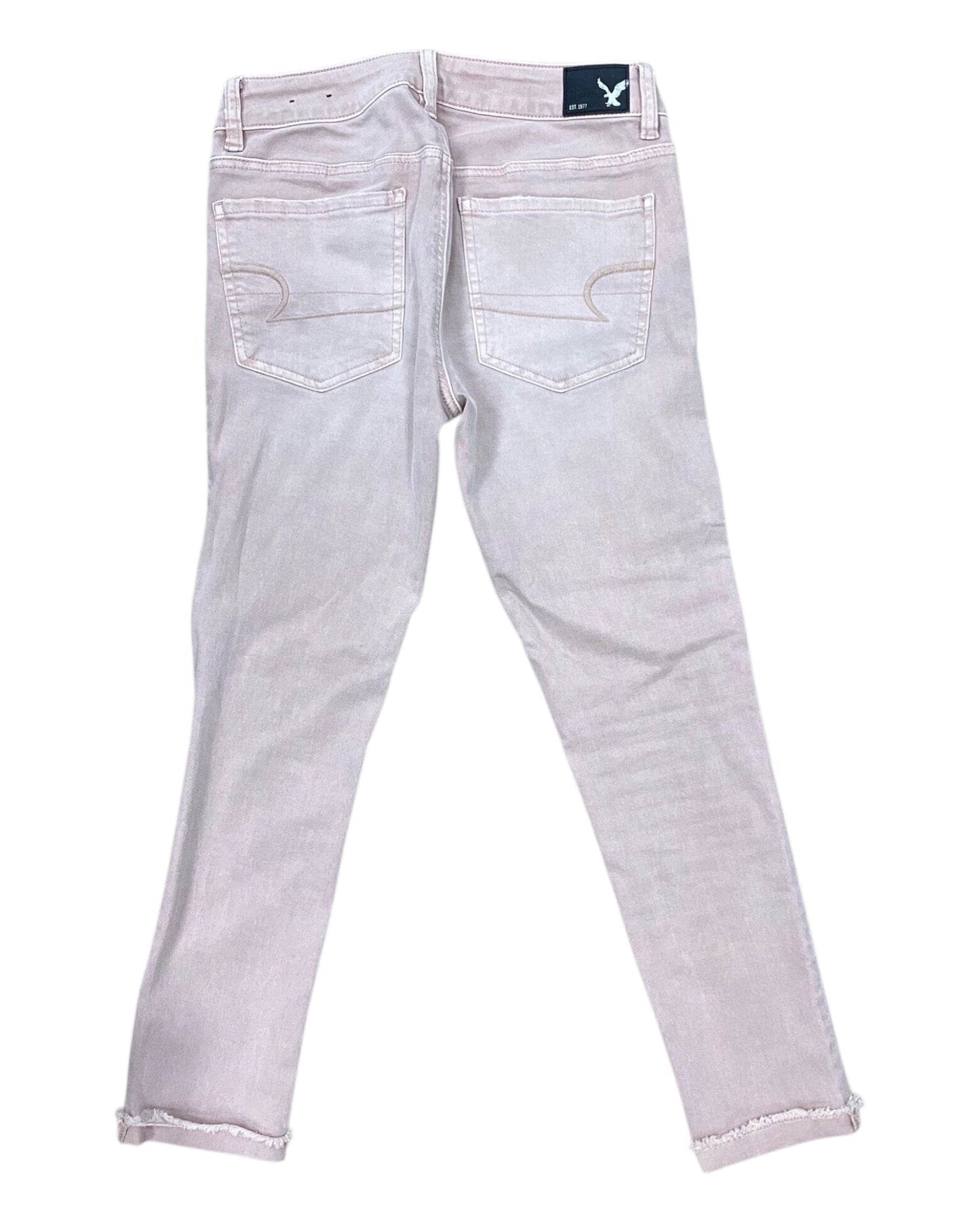 Jeans Skinny By American Eagle In Pink, Size:6